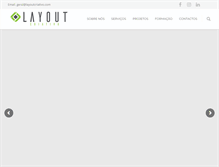 Tablet Screenshot of layoutcriativo.com